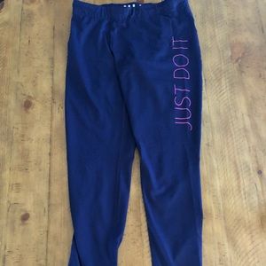 FINAL SALE Nike Pro Combat Dri-Fit Leggings M Blue